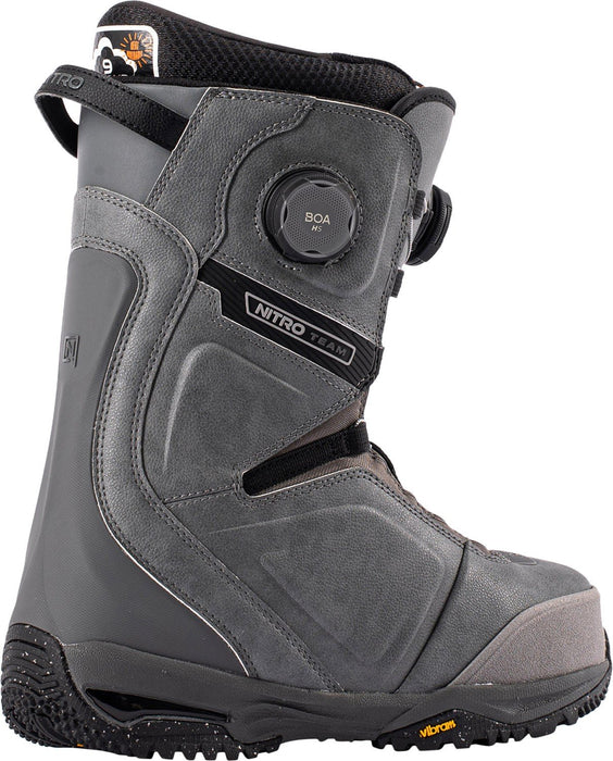 Nitro Team Boa Snowboard Boots US Men's Size 13 Dark Grey New 2027