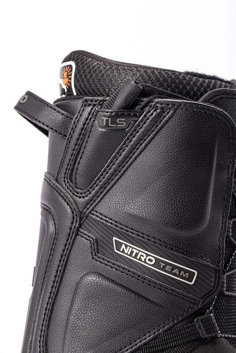 Nitro Team TLS Snowboard Boots US Men's Size 10.5 Black New 2027