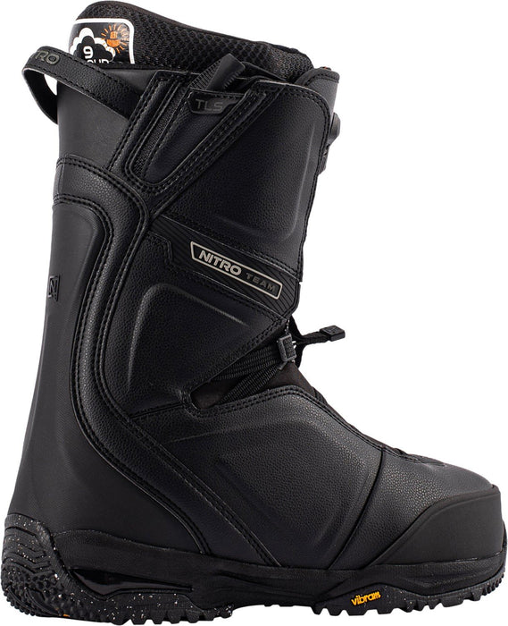 Nitro Team TLS Snowboard Boots US Men's Size 11 Black New 2027