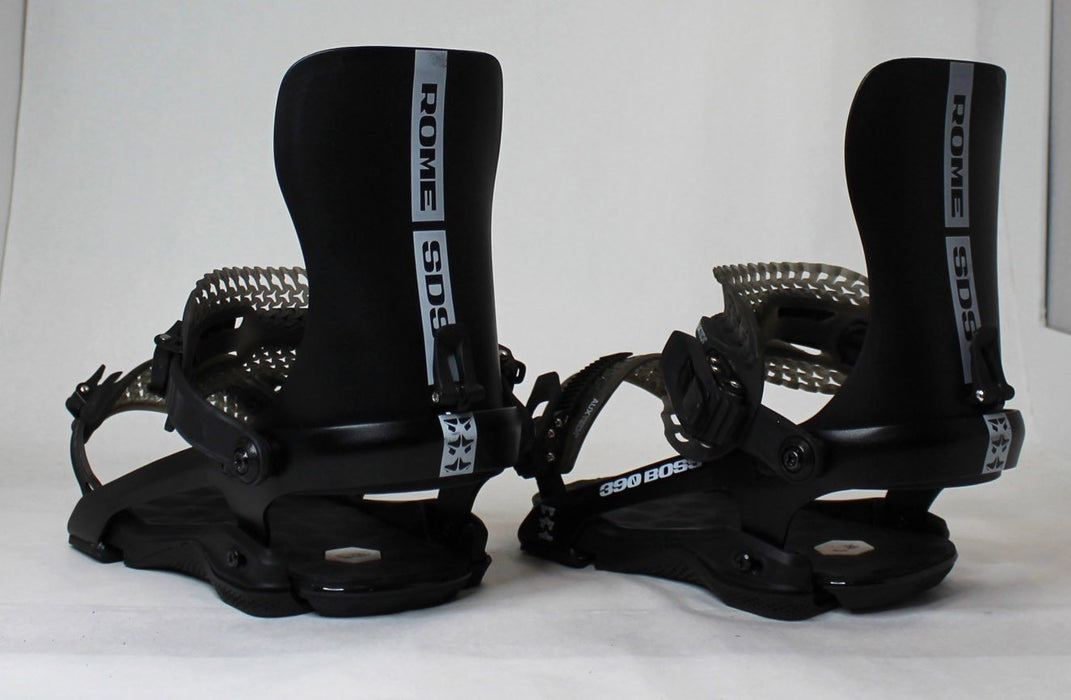 Rome 390 Boss Snowboard Bindings,M/L (Mens US 7.5-10) Black 2025 Demo