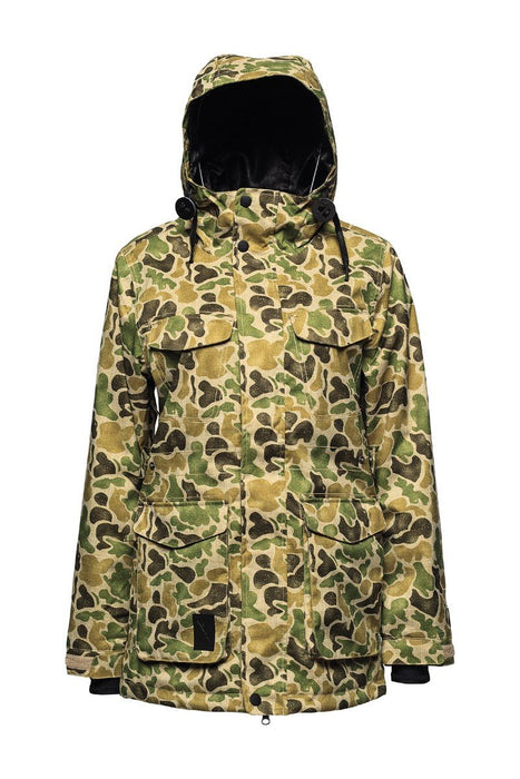 L1TA Hellcat Snowboard Jacket Womens Size Small Duck Camo