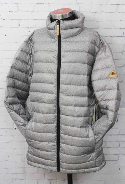 Burton Evergreen Down Insulator Snowboard Men's Jacket Size Small Gray New