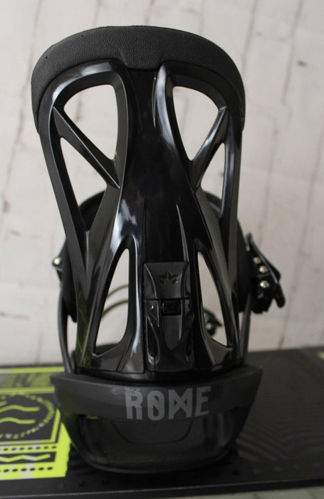 Rome Mechanic Mens Snowboard 153 cm 2024 with Rome United Bindings Size M/L Demo