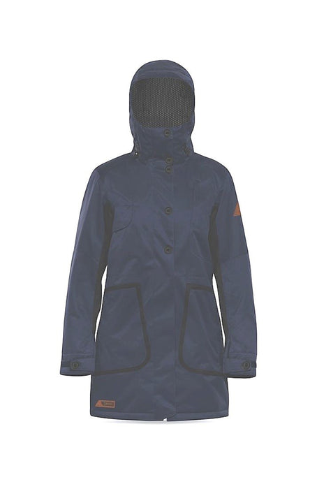 Dakine Kenton Insulated Snowboard Jacket, Women's Medium, Midnight Blue / Black
