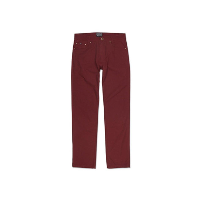 Dakine Miller Cotton 5 Pocket Pants Men's Size 32 Burgundy New