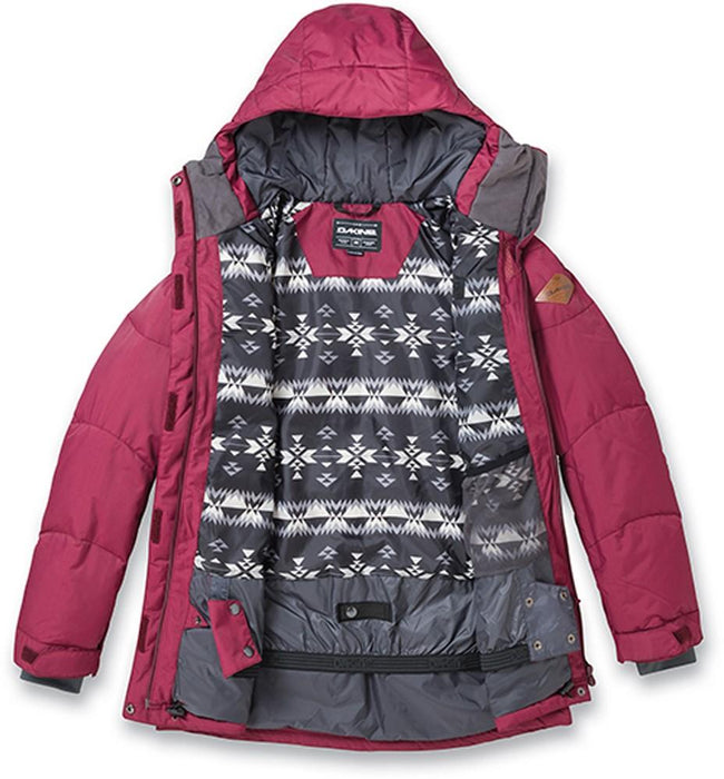 Dakine Cascadia Insulated Snowboard Jacket Women's Medium Rosewood Burgundy New