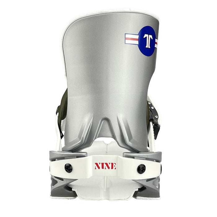 Technine Pro Slugger Snowboard Bindings Large (US 8-12) Gray/Dark Olive New 2023