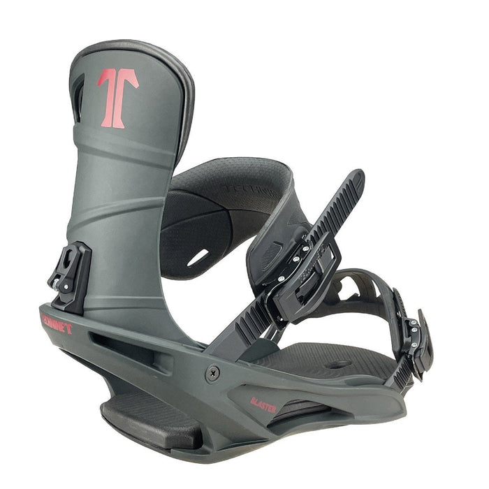 Technine Blaster Snowboard Bindings Large (US Mens 9-13) Dark Gray New 2024