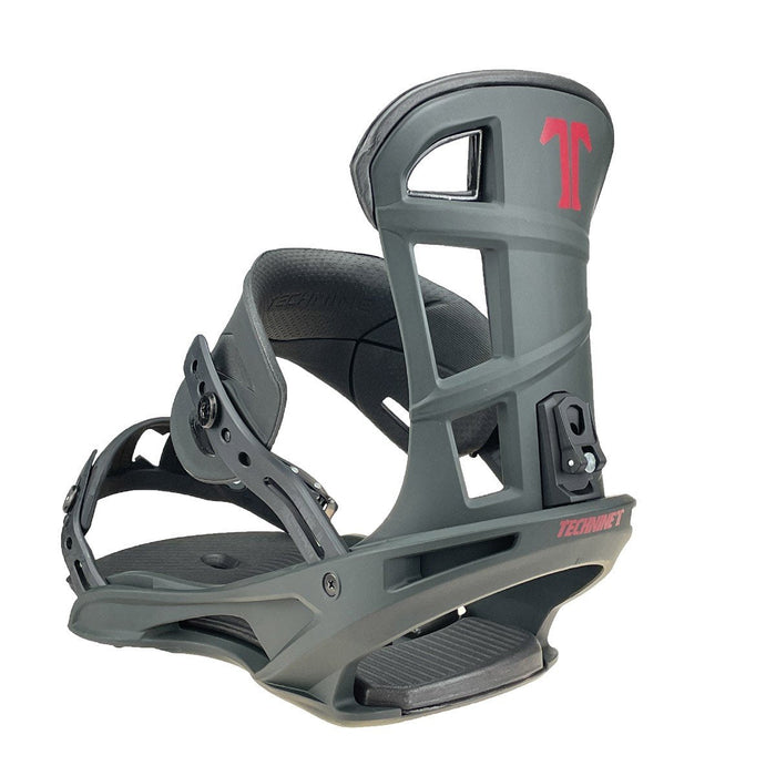 Technine Blaster Snowboard Bindings Large (US Mens 9-13) Dark Gray New 2024