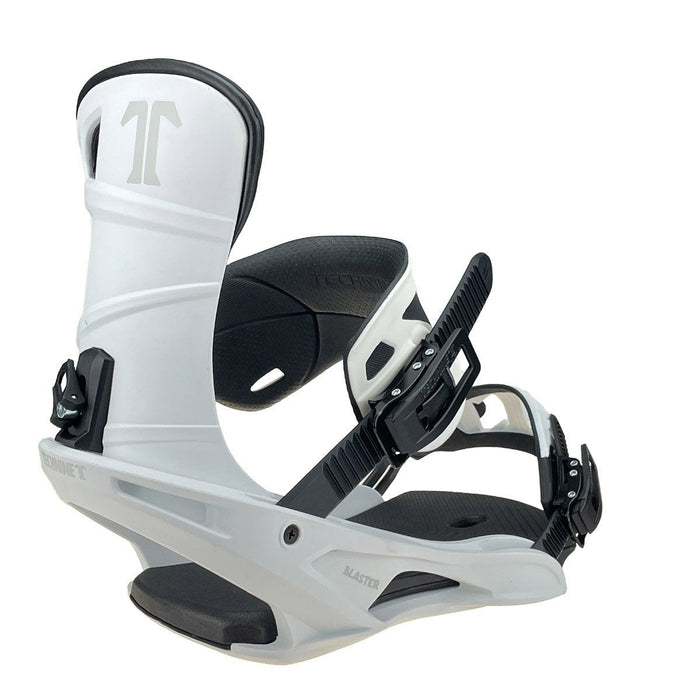 Technine Blaster Snowboard Bindings Large (US Mens 9-13) White / Black New 2024