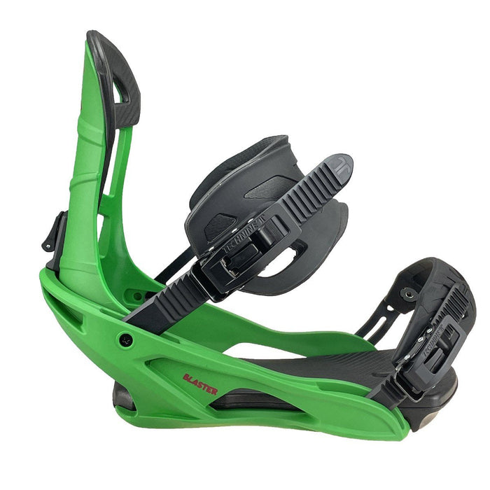 Technine Blaster Snowboard Bindings Medium (US Mens 7-9) Green / Black New 2024