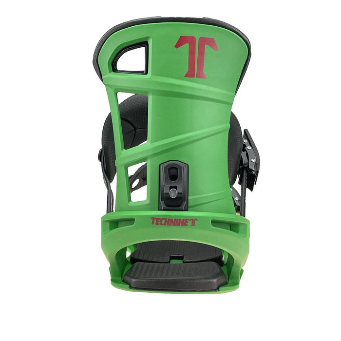 Technine Blaster Snowboard Bindings Medium (US Mens 7-9) Green / Black New 2024