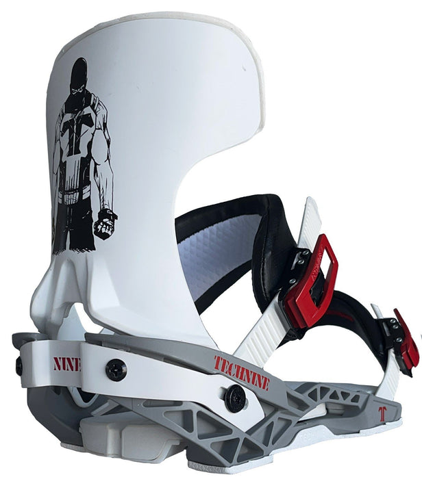 Technine Pro Slugger Snowboard Bindings Large (US 8-12) Black/Silver New 2024