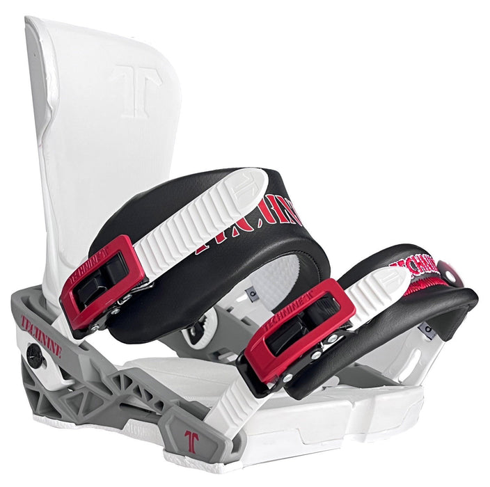 Technine Pro Slugger Snowboard Bindings Large (US 8-12) Black/Silver New 2024