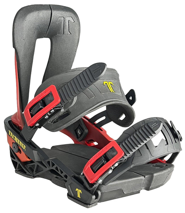 Technine Slugger Snowboard Bindings, Mens Large (US 8-12) Black/Red New 2024