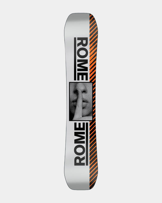 Rome Agent Men's Snowboard 157 cm True Twin Fusion Camber All-Mountain New 2025