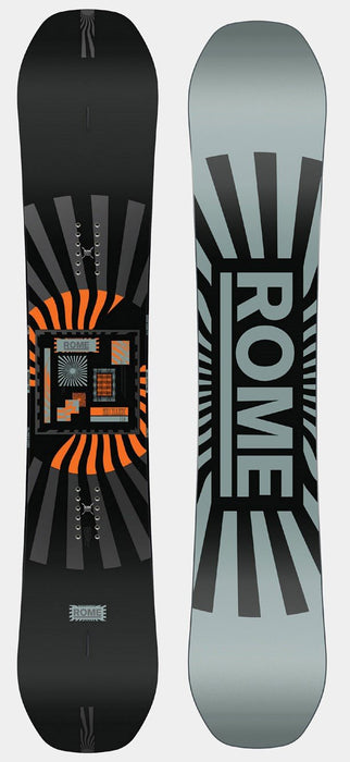 Rome Mechanic Men's Snowboard 156 cm True Twin Contact Rocker New 2025 Demo