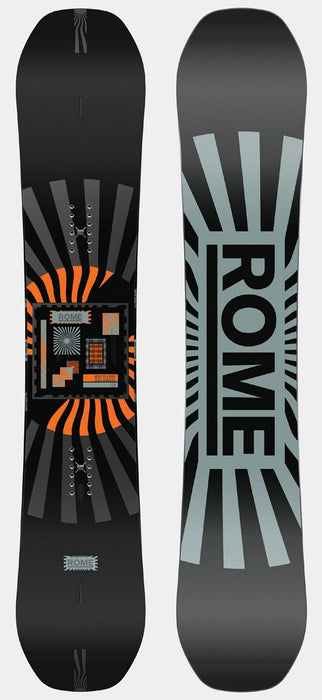 Rome Mechanic Men's Snowboard 156 cm True Twin Contact Rocker New 2025