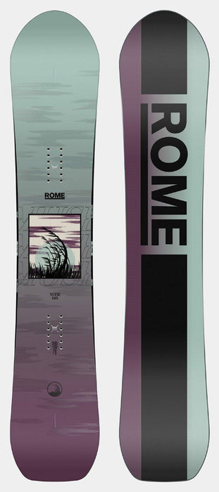 rome detail snowboard 143 Rome Muse Women's Snowboard 143 cm Directional Twin Fusion Camber 2025 Demo
