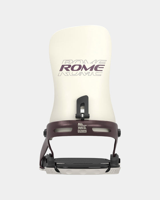 Rome Guild Snowboard Bindings Medium / Large (Women's US 9-11.5) Bone/Purple New