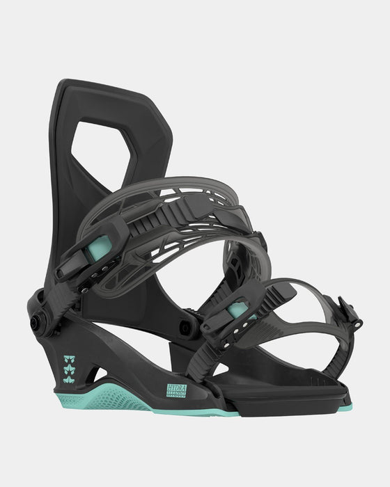 Rome Hydra Snowboard Bindings Womens Small Black (US 6.5-8.5) New