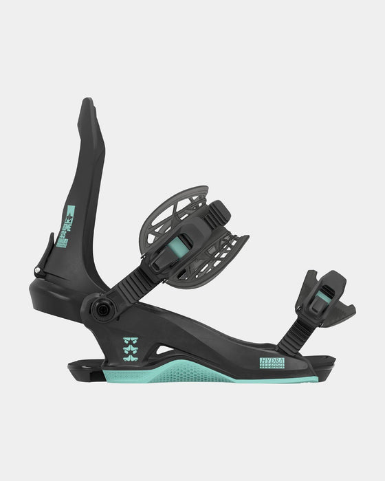 Rome Hydra Snowboard Bindings Womens Small Black (US 6.5-8.5) New
