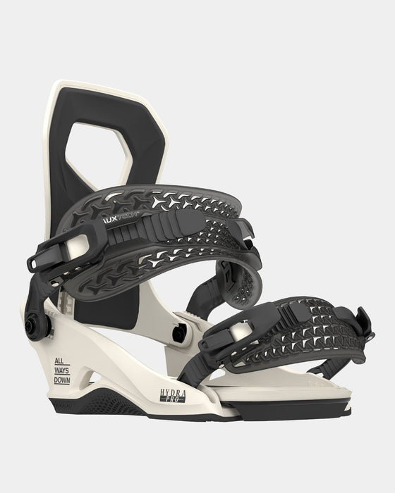 Rome Hydra Pro Snowboard Bindings M/L Womens US 9-11.5 Bone White New 2025