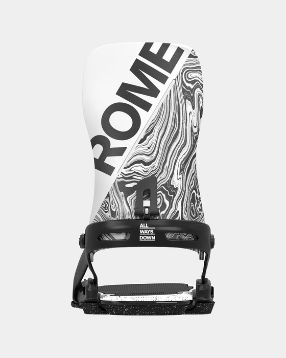 Rome Katana Snowboard Bindings Size Medium/Large Men's US 7.5-10 Black White New