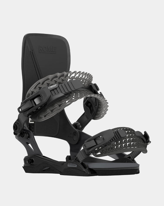 Rome Katana Snowboard Bindings Size Large / XLarge (Men's US 10.5-13) Black New