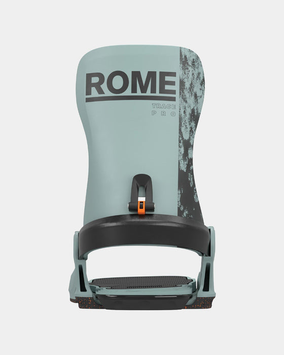 Rome Trace Pro Snowboard Bindings L/XL (Men's US 10.5-13) Grey Orange New 2025