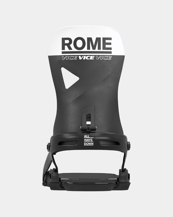 Rome Vice Snowboard Bindings Large / XLarge (Men's US 10.5-13) Black New