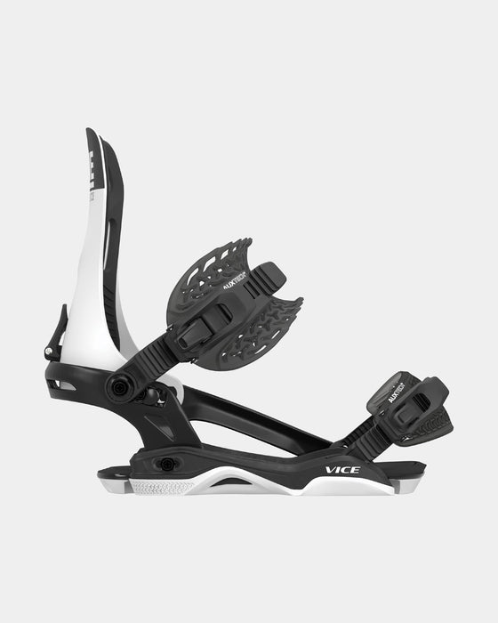 Rome Vice Snowboard Bindings Large / XLarge (Men's US 10.5-13) White New 2025