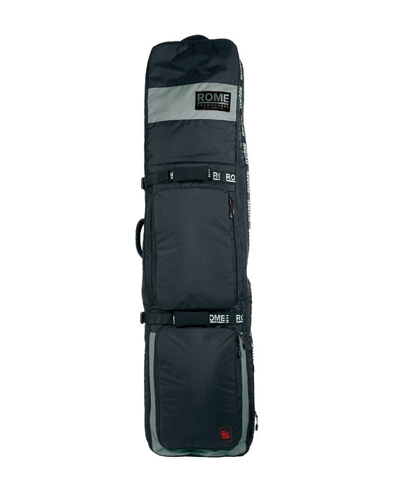Rome Cache Wheeled Padded Multiple Snowboard and Boot Bag Black 168 cm New