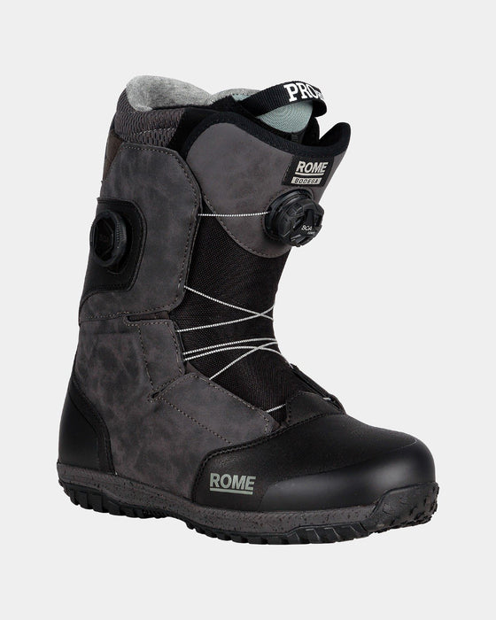 Rome Bodega Double Boa Snowboard Boots Men's Size 10 Black New 2025