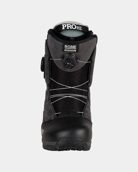 Rome Bodega Double Boa Snowboard Boots Men's Size 10 Black New 2025