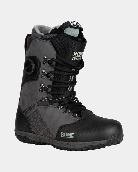 Rome Bodega Hybrid Boa Snowboard Boots Men's Size 12.5 Black New 2025