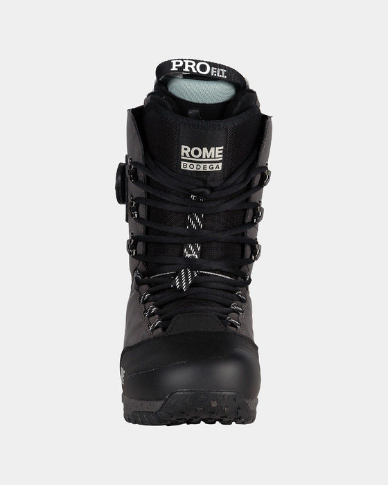 Rome Bodega Hybrid Boa Snowboard Boots Men's Size 9 Black New 2025