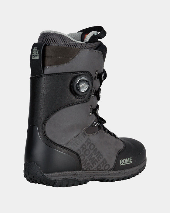 Rome Bodega Hybrid Boa Snowboard Boots Men's Size 9 Black New 2025