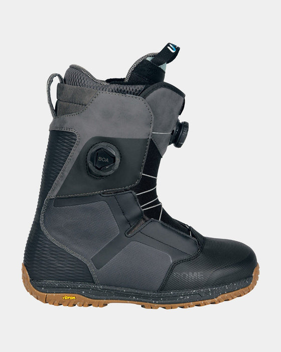 Rome Libertine Double Boa Snowboard Boots Men's Size 10 Black New 2025