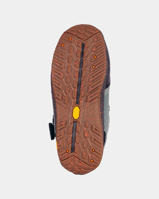 Rome Libertine Pro Hybrid Boa Snowboard Boots Mens Size 11 Slate/Orange New 2025