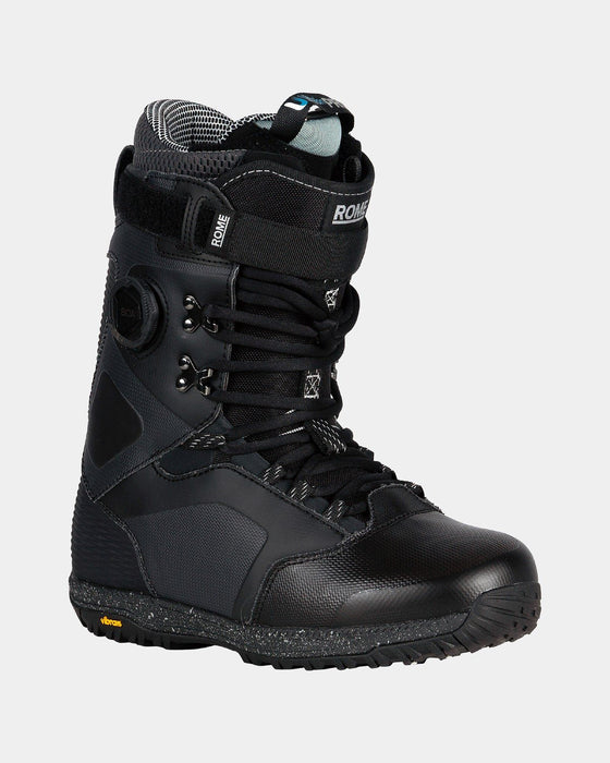 Rome Libertine Pro Hybrid Boa Snowboard Boots Mens Size 10.5 Black New 2025