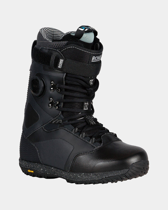 Rome Libertine Pro Hybrid Boa Snowboard Boots Mens Size 11.5 Black New 2025