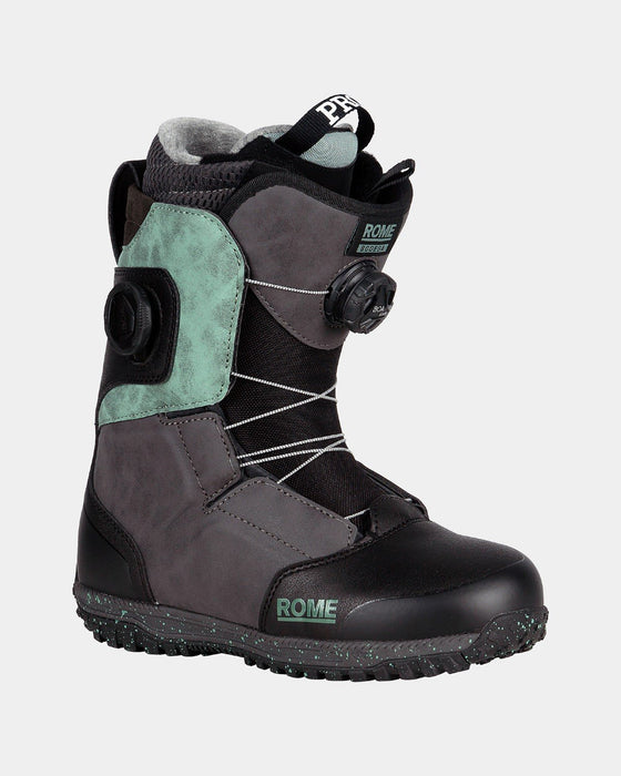 Rome Bodega Boa Snowboard Boots Women's Size 7, Black/Teal New 2025