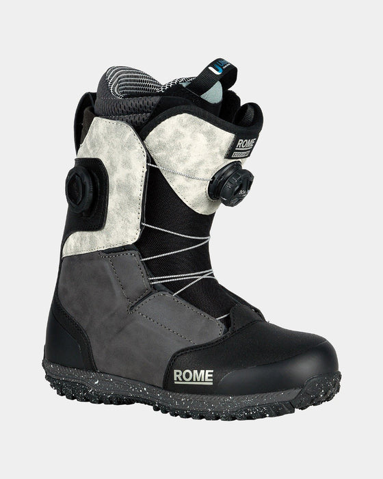 Rome Bodega Pro Boa Snowboard Boots Women's Size 8.5, Black/Bone New 2025