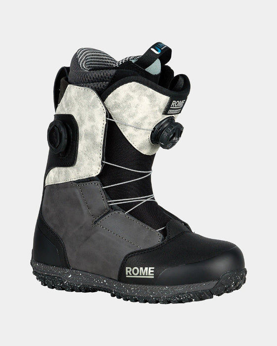Rome Bodega Pro Boa Snowboard Boots Women's Size 9.5, Black/Bone New 2025
