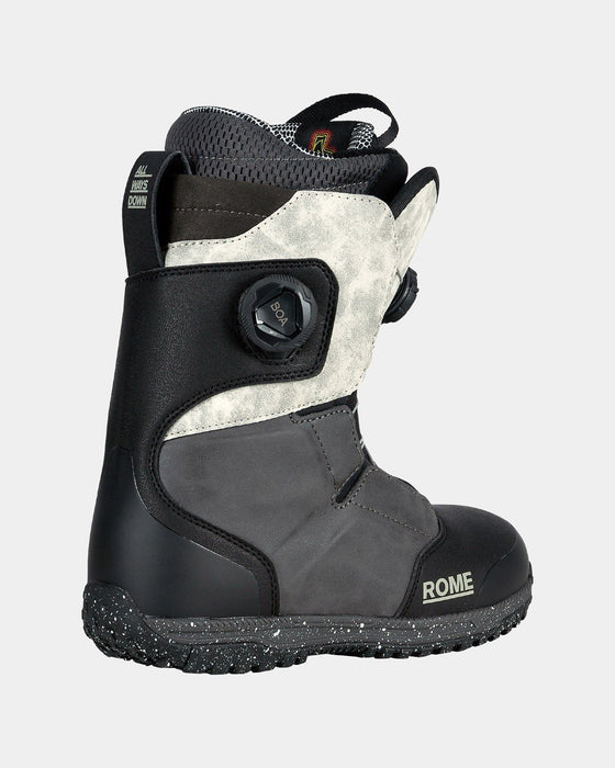 Rome Bodega Pro Boa Snowboard Boots Women's Size 8.5, Black/Bone New 2025