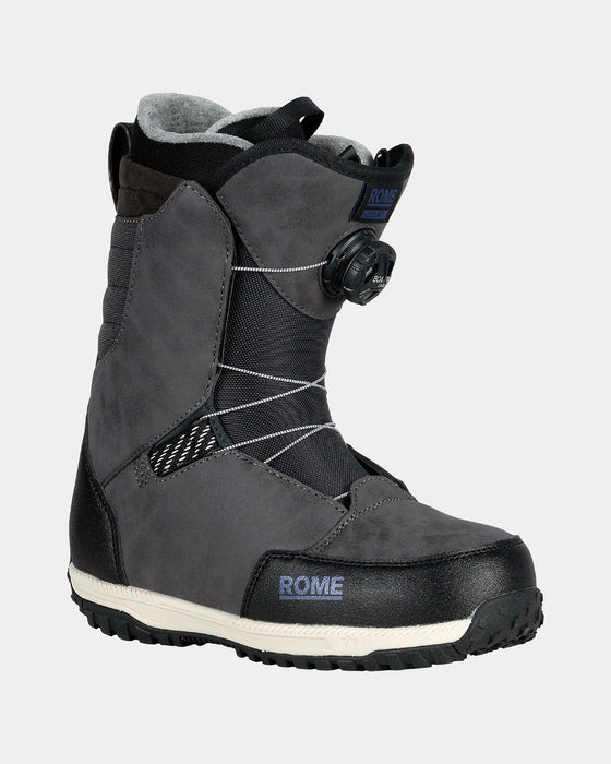 Rome Stomp Boa Snowboard Boots Women's Size 8 Black New 2025