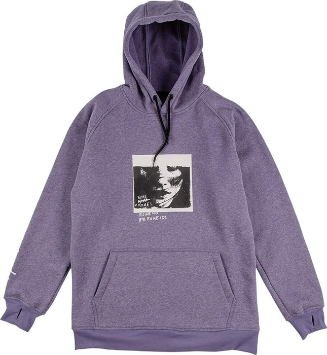 Rome Basic Hoodie Pullover Hooded Sweatshirt, Men's Large Buckshot Lilac New