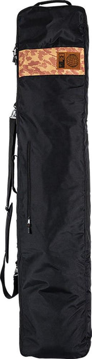 Rome Nomad Snowboard Bag, Wheeled Padded Snowboard Travel Bag, 162cm Black/Camo