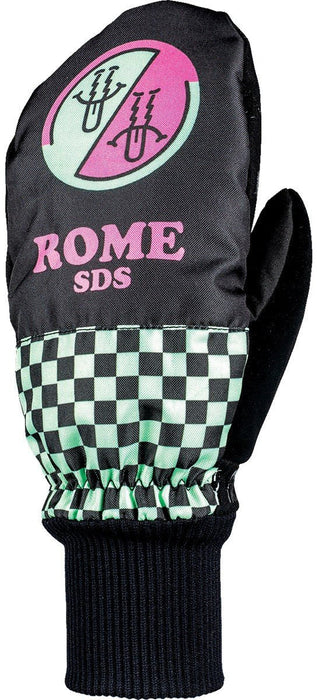 Rome Men's Daily Snowboard Mitts Medium Artifact Black New 2021